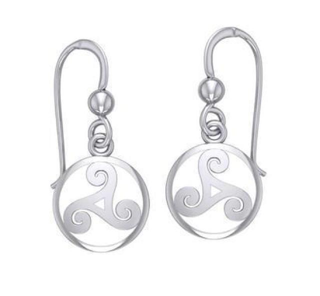 Nebula: Celtic Triskele Earrings < 男性アクセサリー/時計  Nebula: Celtic Triskele Earrings  < 男性アクセサリー/時計の