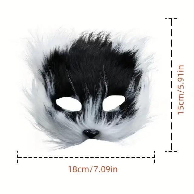 超お買い得790円★毛皮のキツネの顔のマスク、女性の仮装衣装のアクセサリー、プラスチック製、仮面舞踏会、舞台パフォーマンス < 女性ファッション  超お買い得790円★毛皮のキツネの顔のマスク、女性の仮装衣装のアクセサリー、プラスチック製、仮面舞踏会、舞台パフォーマンス < 女性ファッションの