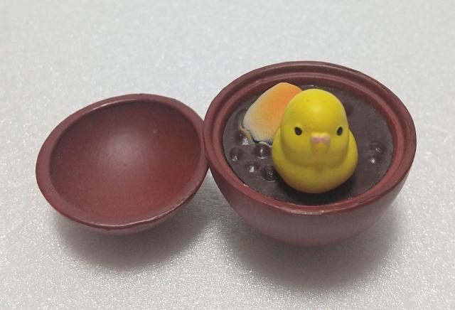 インコ茶房 カプセルコレクション 【1.おしるこインコ】インコ 鳥 フィギュア ガチャ < ホビー  インコ茶房 カプセルコレクション 【1.おしるこインコ】インコ 鳥 フィギュア ガチャ < ホビーの