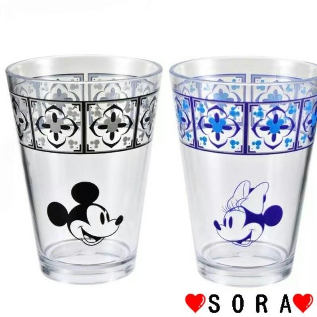 【ディズニーストア購入】2025年♪ミッキー&ミニー タイル柄 ペア コップ 2個セット < アニメ/コミック/キャラクター  【ディズニーストア購入】2025年♪ミッキー&ミニー タイル柄 ペア コップ 2個セット  < アニメ/コミック/キャラクターの