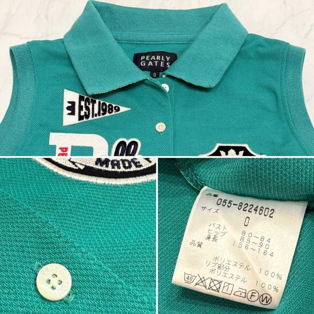 パーリーゲイツ ポロワンピース#0グリーン < レジャー/スポーツ パーリーゲイツ ポロワンピース#0グリーン < レジャー/スポーツの