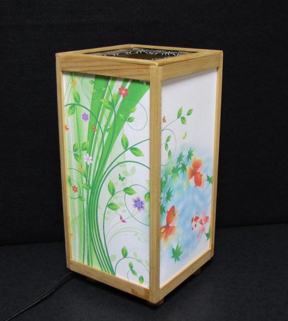 ★和風ランプシェード=「恨魚の宿り木」/至福の明り・心温まるひととき/LED昼白色・ラミネート加工・檜枠造・軽量/ < インテリア/ライフ  ★和風ランプシェード=「恨魚の宿り木」/至福の明り・心温まるひととき/LED昼白色・ラミネート加工・檜枠造・軽量/ < インテリア/ライフの