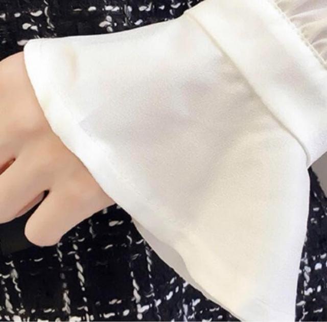 新品☆ワンピース ミニ ツイード リボン Aライン 白 ホワイト < 女性ファッション  新品☆ワンピース ミニ ツイード リボン Aライン 白 ホワイト < 女性ファッションの