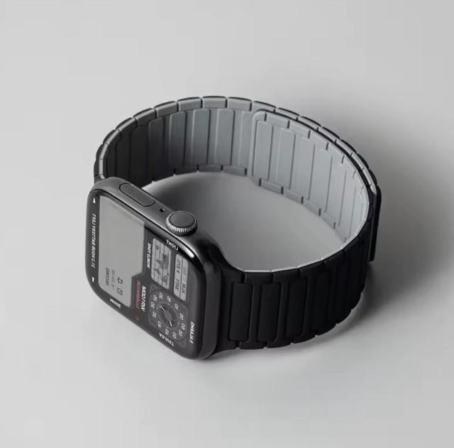 Apple Watch 11 10 バンド マグネット ベルト ブラック×グレー アップルウォッチ ベルト スポーツ 49mm < 家電/AV Apple Watch 11 10 バンド マグネット ベルト ブラック×グレー アップルウォッチ ベルト スポーツ 49mm < 家電/AVの