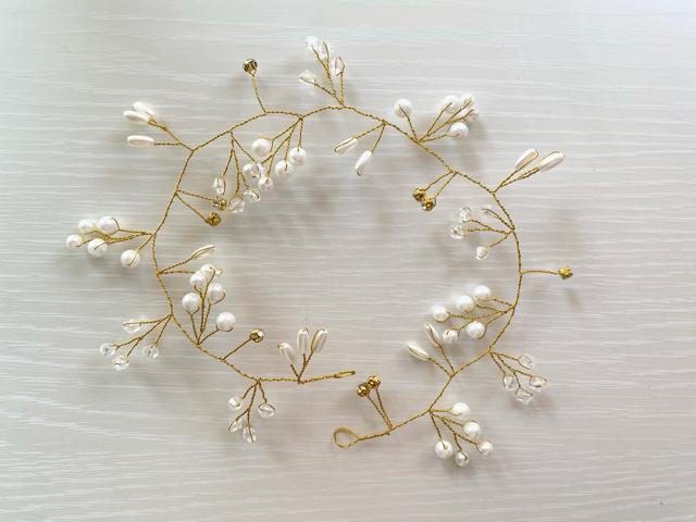 パールキラキラ ゴールド ヘアアクセ 結婚式 二次会 パーティ < 女性アクセサリー/時計 パールキラキラ ゴールド ヘアアクセ 結婚式 二次会 パーティ < 女性アクセサリー/時計の