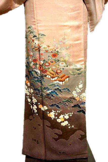 色留袖 最高峰 未使用品 名門上野家 四代目 上野真 二代目 上野為二 3つ紋 比翼付き 身丈167cm 裄66cm T3691 < 女性ファッション 色留袖 最高峰 未使用品 名門上野家 四代目 上野真 二代目 上野為二 3つ紋 比翼付き 身丈167cm 裄66cm T3691 < 女性ファッションの