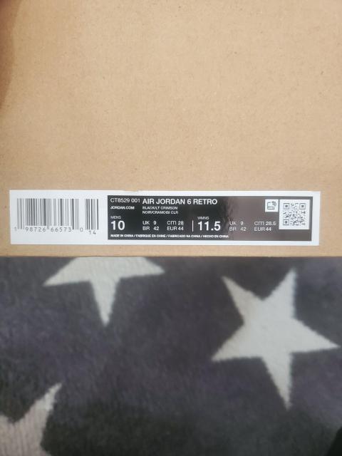 NIKE AIR JORDAN 6 RETROBLACK / INFRARED�Z�[���X�}���T���v���d�l / atmos�w���i �� �u�����h�� 