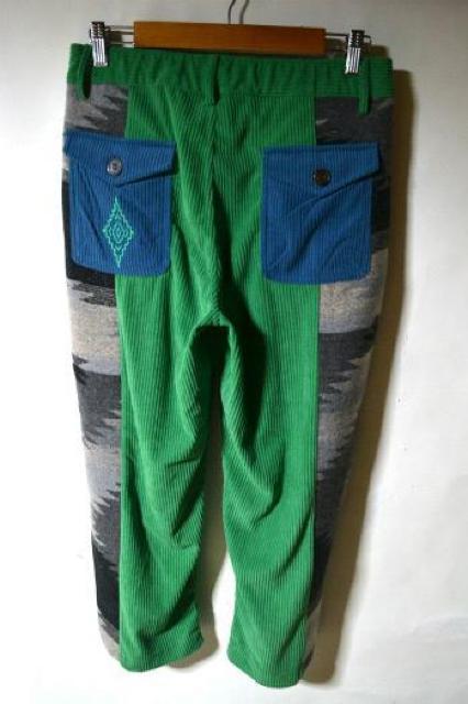 新品 チャイハネ ネティロパンツ 9分丈 グリーン フリーサイズ メンズ ボトムス 秋冬 オルテガ柄 コーデュロイ 刺繍 未使用 < ブランド 新品 チャイハネ ネティロパンツ 9分丈 グリーン フリーサイズ メンズ ボトムス 秋冬 オルテガ柄 コーデュロイ 刺繍 未使用 < ブランドの