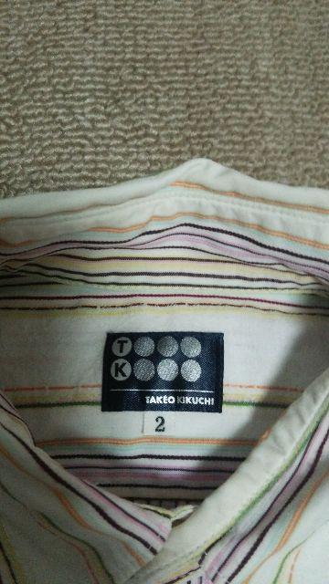 タケオキクチ  ストライプシャツ  TK < 男性ファッション  タケオキクチ  ストライプシャツ  TK < 男性ファッションの