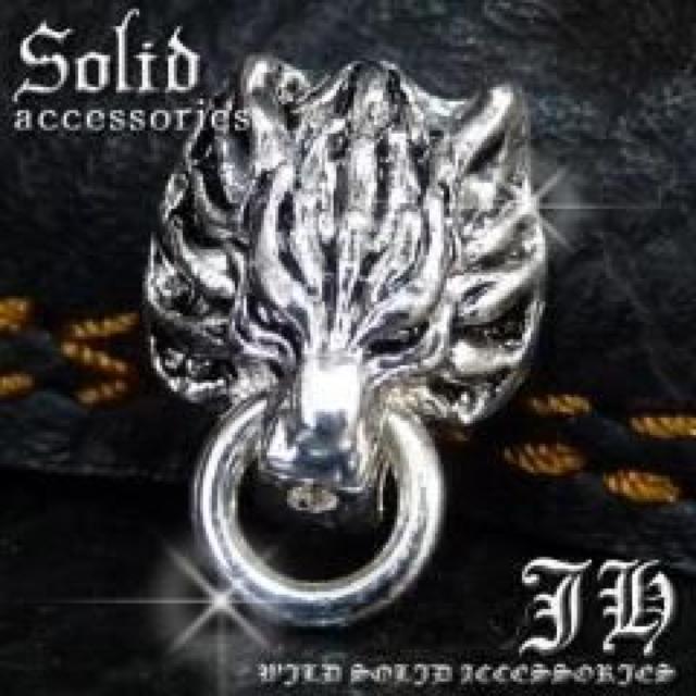 《New》純銀シルバー加工★存在感求E最強ウルフピアス < 男性アクセサリー/時計 《New》純銀シルバー加工★存在感求E最強ウルフピアス < 男性アクセサリー/時計の