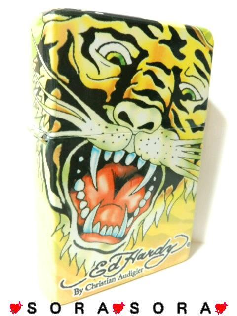 【エドハーディー】〈タイガー Tiger〉特大卓上オイルライター < ブランド 【エドハーディー】〈タイガー Tiger〉特大卓上オイルライター < ブランドの