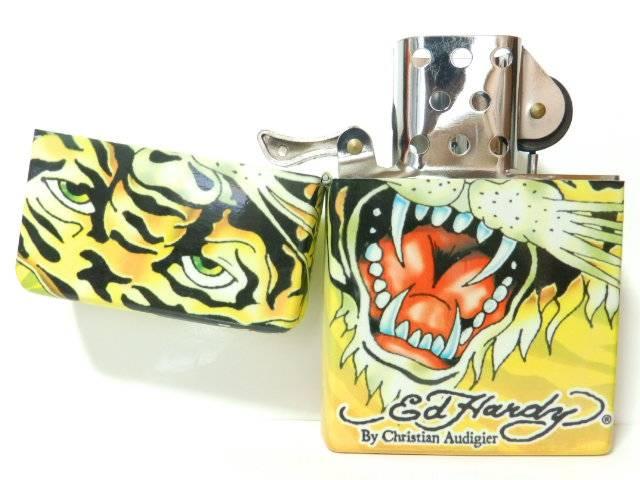 【エドハーディー】〈タイガー Tiger〉特大卓上オイルライター < ブランド 【エドハーディー】〈タイガー Tiger〉特大卓上オイルライター < ブランドの