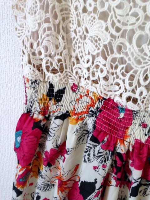 定価6195円 レイカズン◆ シフォン花柄パンツ オールインワン < ブランド  定価6195円 レイカズン◆ シフォン花柄パンツ オールインワン < ブランドの