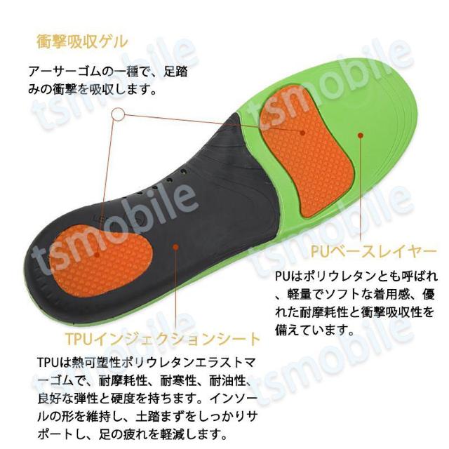 インソール 緑 土踏まずサポーター 扁平足改善 中敷 < 男性ファッション  インソール 緑 土踏まずサポーター 扁平足改善 中敷 < 男性ファッションの