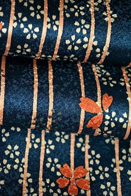 【最高級】新品同様 桜 間道 東京ますいわ屋扱い 小紋 身丈157.5cm 裄丈62cm T3435 < 女性ファッション  【最高級】新品同様 桜 間道 東京ますいわ屋扱い 小紋 身丈157.5cm 裄丈62cm T3435 < 女性ファッションの