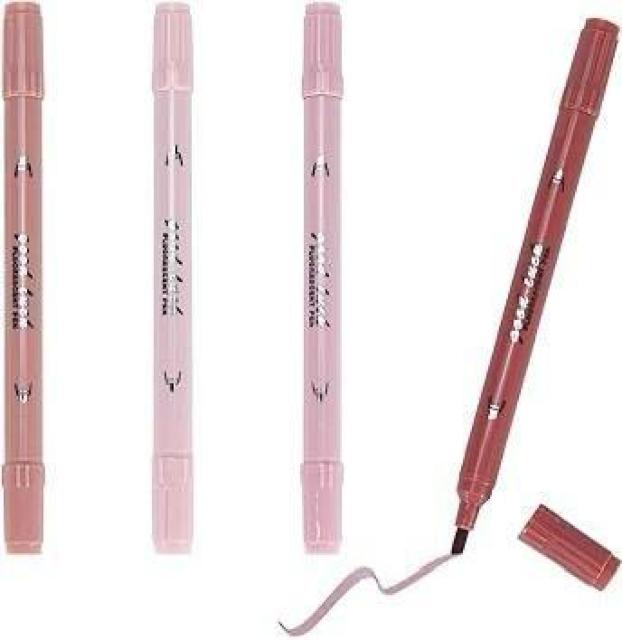 かわいい蛍光ペン ダブルエンド蛍光ペン アソートクイックドライ蛍光ペン ソフトチゼルチップ付き 学校やオフィス用 4本入り < インテリア/ライフ  かわいい蛍光ペン ダブルエンド蛍光ペン アソートクイックドライ蛍光ペン ソフトチゼルチップ付き 学校やオフィス用 4本入り < インテリア/ライフの