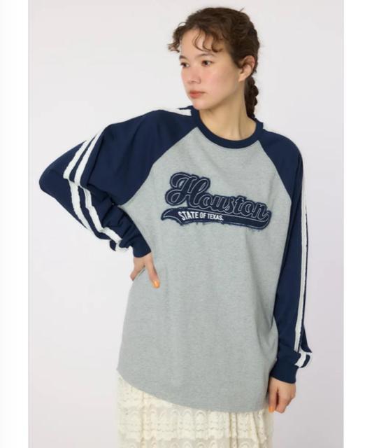 ロデオクラウンズ★ 【UNISEX】ラインHOUSTON ロングスリーブTシャツ < ブランド ロデオクラウンズ★ 【UNISEX】ラインHOUSTON ロングスリーブTシャツ < ブランドの