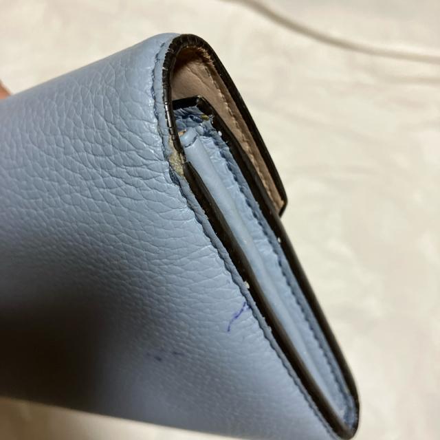 【BALLY / バリー】 LINNEY SUZY ライトブルー レザー 長財布 < ブランド 【BALLY / バリー】 LINNEY SUZY ライトブルー レザー 長財布 < ブランドの