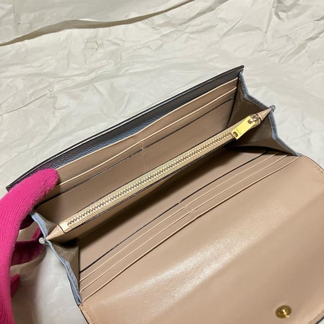 【BALLY / バリー】 LINNEY SUZY ライトブルー レザー 長財布 < ブランド 【BALLY / バリー】 LINNEY SUZY ライトブルー レザー 長財布 < ブランドの