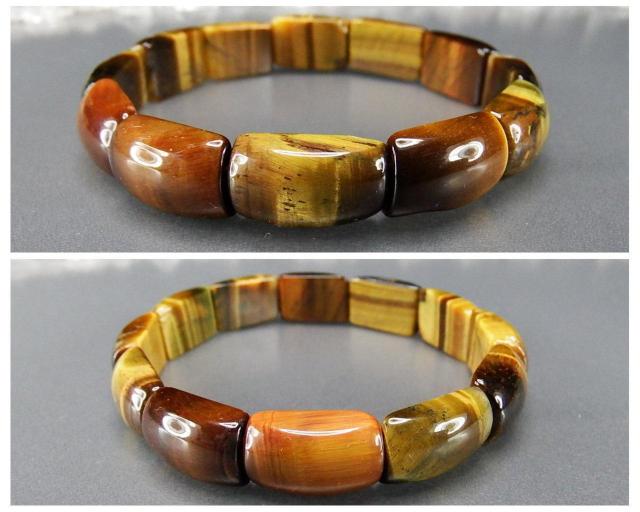 訳有一点物天然石イエロータイガーアイ車輪バングルブレスレット711-037a < 女性アクセサリー/時計 訳有一点物天然石イエロータイガーアイ車輪バングルブレスレット711-037a < 女性アクセサリー/時計の