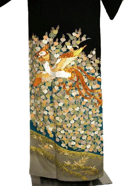 黒留袖 最高峰 未使用品 創業460年 千總 金彩 螺鈿 金駒シシュウ 鳳凰 桐 比翼 身丈169cm 裄64.5cm T3692 < 女性ファッション 黒留袖 最高峰 未使用品 創業460年 千總 金彩 螺鈿 金駒シシュウ 鳳凰 桐 比翼 身丈169cm 裄64.5cm T3692 < 女性ファッションの