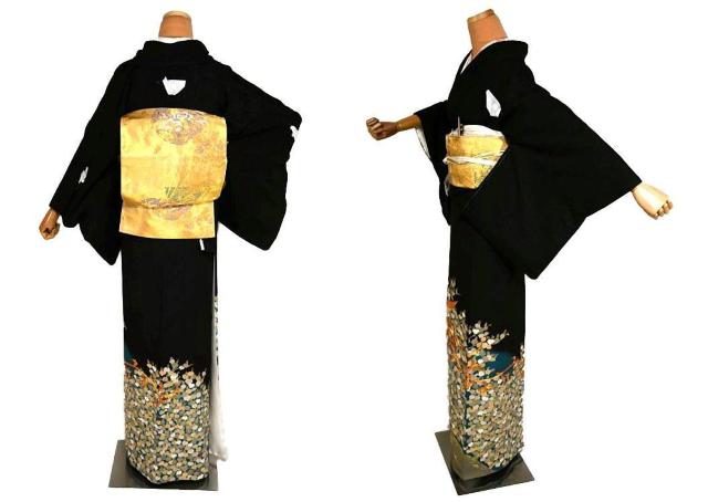 黒留袖 最高峰 未使用品 創業460年 千總 金彩 螺鈿 金駒シシュウ 鳳凰 桐 比翼 身丈169cm 裄64.5cm T3692 < 女性ファッション 黒留袖 最高峰 未使用品 創業460年 千總 金彩 螺鈿 金駒シシュウ 鳳凰 桐 比翼 身丈169cm 裄64.5cm T3692 < 女性ファッションの