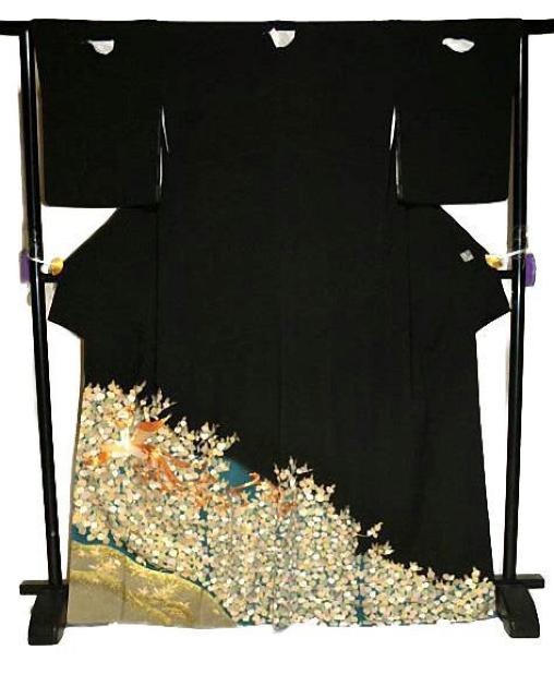 黒留袖 最高峰 未使用品 創業460年 千總 金彩 螺鈿 金駒シシュウ 鳳凰 桐 比翼 身丈169cm 裄64.5cm T3692 < 女性ファッション 黒留袖 最高峰 未使用品 創業460年 千總 金彩 螺鈿 金駒シシュウ 鳳凰 桐 比翼 身丈169cm 裄64.5cm T3692 < 女性ファッションの