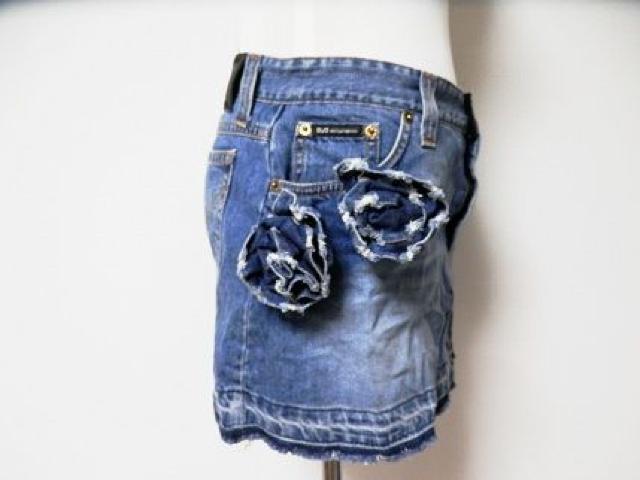 D&G★レア3Dフラワーデニムミニスカートローズインディゴ < ブランド D&G★レア3Dフラワーデニムミニスカートローズインディゴ < ブランドの