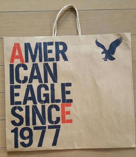 【アメリカンイーグル★ショップ袋】#アメリカ#紙袋#プレゼント < ブランド  【アメリカンイーグル★ショップ袋】#アメリカ#紙袋#プレゼント  < ブランドの