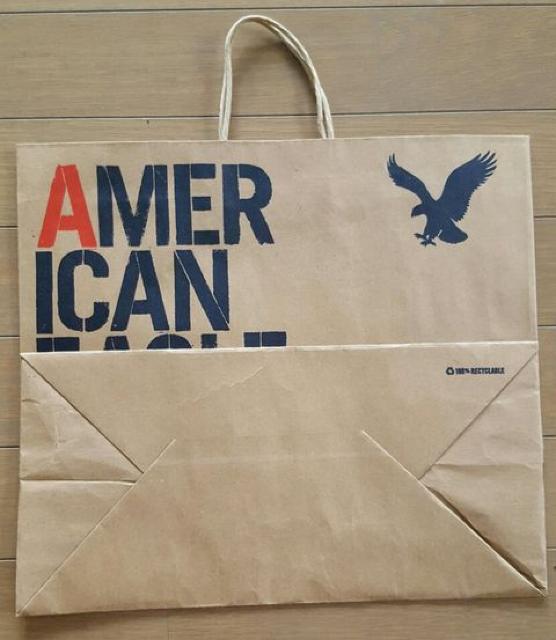 【アメリカンイーグル★ショップ袋】#アメリカ#紙袋#プレゼント < ブランド  【アメリカンイーグル★ショップ袋】#アメリカ#紙袋#プレゼント < ブランドの