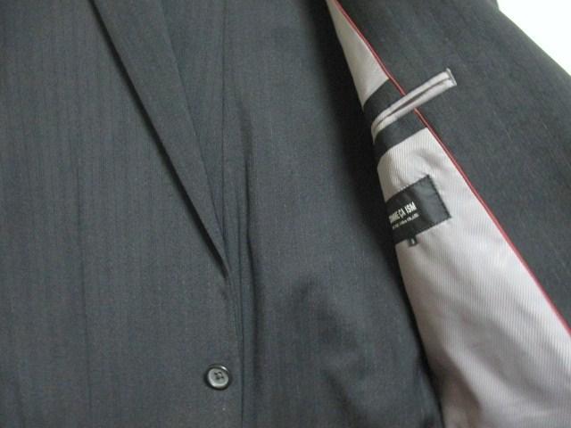 ☆COMME CA ISM コムサイズム ストライプ柄 セットアップ スーツ/メンズ/S☆黒 < ブランド ☆COMME CA ISM コムサイズム ストライプ柄 セットアップ スーツ/メンズ/S☆黒 < ブランドの