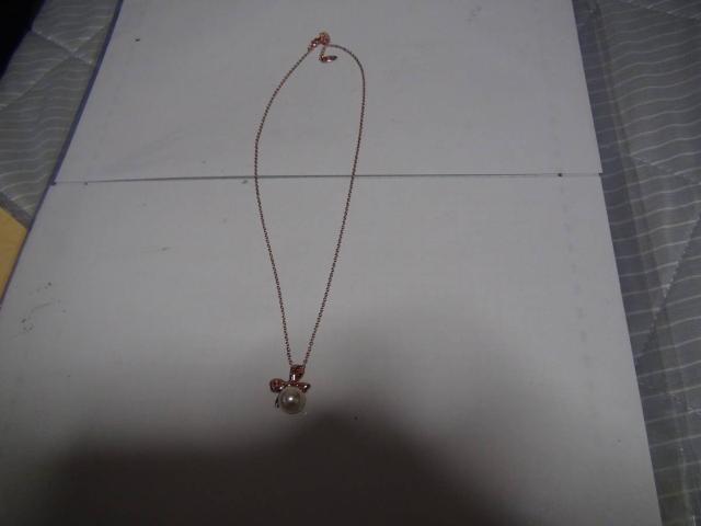 パール リボン ネックレス ローズゴールド 真珠!。 < 女性アクセサリー/時計 パール リボン ネックレス ローズゴールド 真珠!。 < 女性アクセサリー/時計の