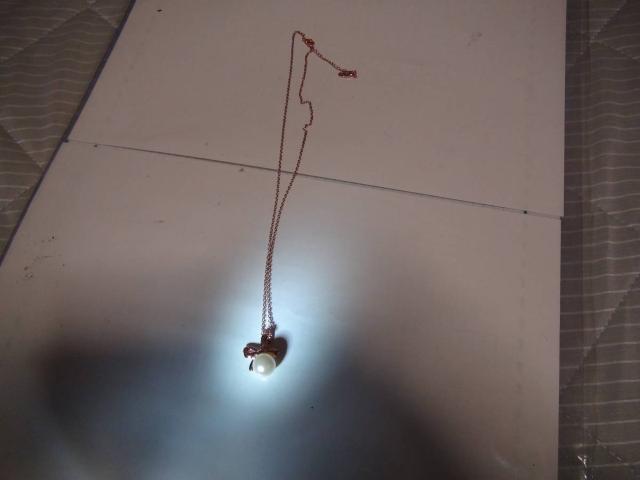 パール リボン ネックレス ローズゴールド 真珠!。 < 女性アクセサリー/時計 パール リボン ネックレス ローズゴールド 真珠!。 < 女性アクセサリー/時計の