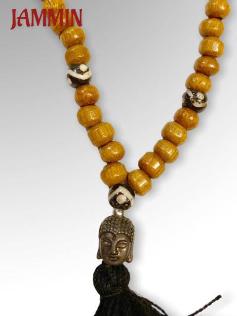 仏陀仏頭付きウッド数珠ネックレス★アジアン★ヒッピー★個性派★サイケ★数珠★仏頭 < 男性アクセサリー/時計  仏陀仏頭付きウッド数珠ネックレス★アジアン★ヒッピー★個性派★サイケ★数珠★仏頭 < 男性アクセサリー/時計の