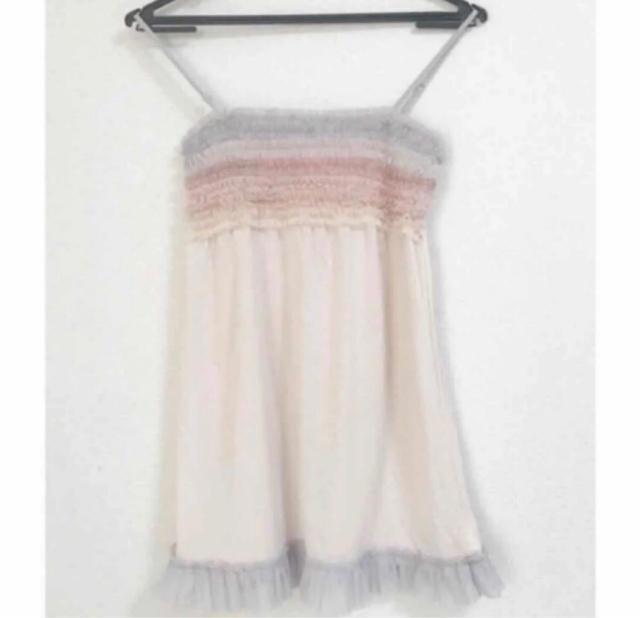 ジェラートピケ  レースフリルキャミソール < ブランド  ジェラートピケ  レースフリルキャミソール  < ブランドの