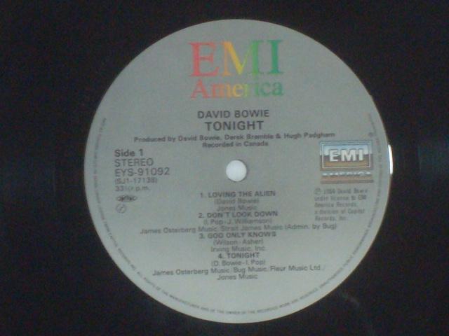 gDiCgiTONIGHTj / frbhE{ECiDAVID BOWIEj ѕtLP  CD/DVD/rfI 