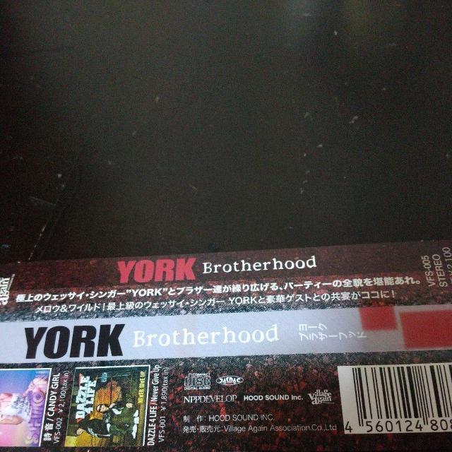 YORK『Brotherhood』AK-69 DJ☆GO G.CUE KOZ < CD/DVD/ビデオ YORK『Brotherhood』AK-69 DJ☆GO G.CUE KOZ < CD/DVD/ビデオの