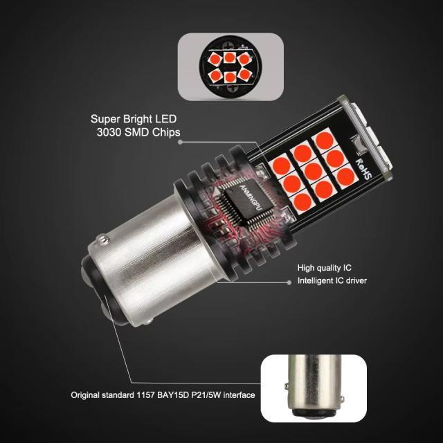 BAY15D 1157 LEDu[Lv _u XgbvvX[Cg 360xƎ Wu[LCg 2  /oCN