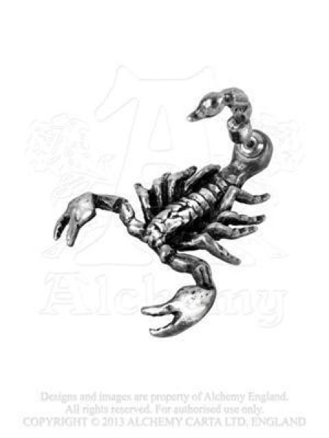 ALCHEMY GOTHIC: SERKET post ear studs _  jANZT[/v 