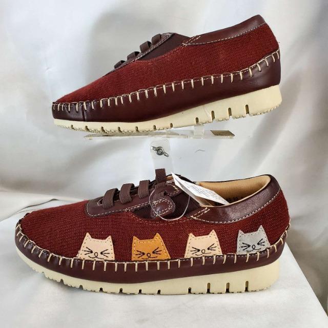 込み★スピーディダック★猫ちゃん!レデースカジュアルシューズ★22.5p★ < 女性ファッション 込み★スピーディダック★猫ちゃん!レデースカジュアルシューズ★22.5p★ < 女性ファッションの