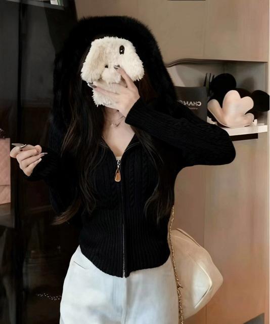 送料無料 新品 フード付きケーブル編みニットカーディガン < 女性ファッション 送料無料 新品 フード付きケーブル編みニットカーディガン < 女性ファッションの