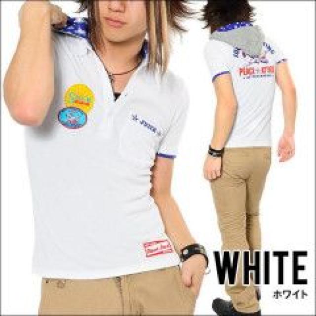 【PLACE PLAN/プレイスプラン】エッジの効いたアイテム展開するブランド♪ フード&ワッペン付ポロシャツ M < 男性ファッション 【PLACE PLAN/プレイスプラン】エッジの効いたアイテム展開するブランド♪ フード&ワッペン付ポロシャツ M < 男性ファッションの