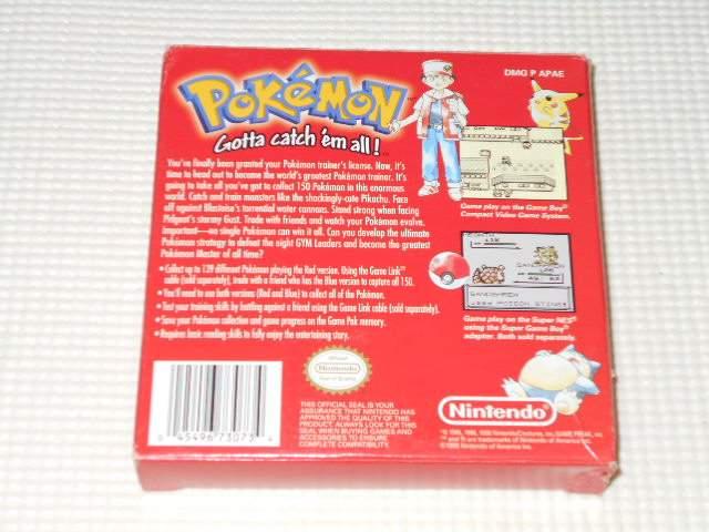 GB★POKEMON RED VERSION 海外版(国内本体動作可能)端子清掃済み < ゲーム本体/ソフト  GB★POKEMON RED VERSION 海外版(国内本体動作可能)端子清掃済み < ゲーム本体/ソフトの