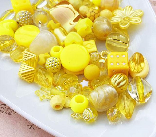 アクリルビーズアソート50gイエロー系 < ペット/手芸/園芸  アクリルビーズアソート50gイエロー系  < ペット/手芸/園芸の