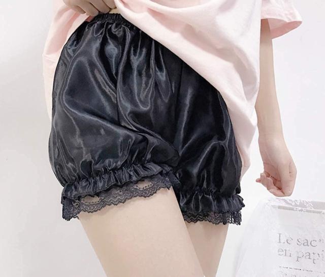 690円★ かぼちゃパンツ ペチコート コスチューム用小物 ★黒F < 女性ファッション  690円★ かぼちゃパンツ ペチコート コスチューム用小物 ★黒F < 女性ファッションの