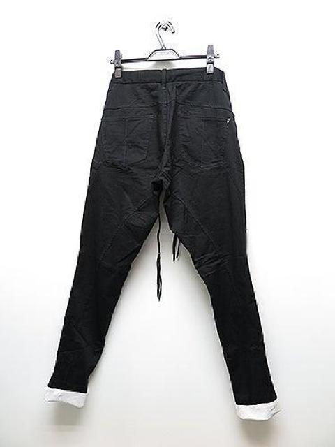 新品KMRiiケムリ スネーク&ゴートレザー クラッシュストレッチスリムパンツ 3 < ブランド  新品KMRiiケムリ スネーク&ゴートレザー クラッシュストレッチスリムパンツ 3 < ブランドの