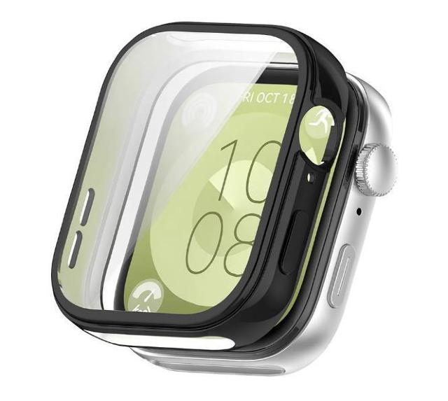 Huawei Watch Fit3 t@[EFC tBbg Jo[ fit 3 tʕی ubN TPU \tgP[X   Ɠd/AV 