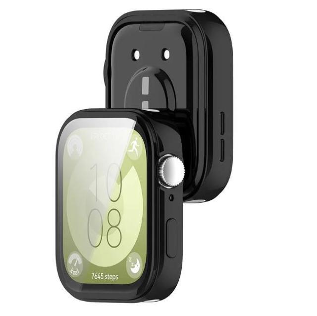 Huawei Watch Fit3 t@[EFC tBbg Jo[ fit 3 tʕی ubN TPU \tgP[X  Ɠd/AV 