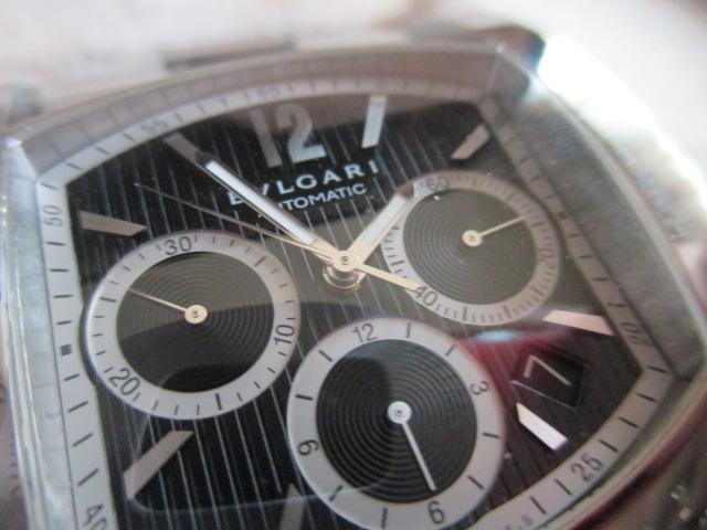 ☆BVLGARI ブルガリ アショーマ クロノグラフ AA48SCH メンズ/ブラック☆美品 < ブランド  ☆BVLGARI ブルガリ アショーマ クロノグラフ AA48SCH メンズ/ブラック☆美品 < ブランドの