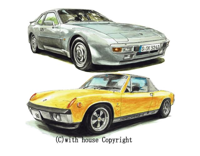 GC-1002ポルシェ944/914限定版画サイン額装作家平右ヱ門 < 自動車/バイク GC-1002ポルシェ944/914限定版画サイン額装作家平右ヱ門 < 自動車/バイク